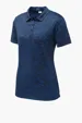 Sport-Tek Women's PosiCharge Electric Heather Polo — view 17