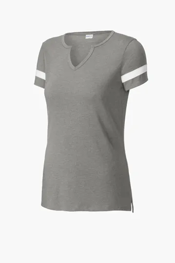 Sport-Tek Women's Halftime Notch Neck Tee — view 5