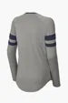 Sport-Tek Women's Halftime Stripe Long Sleeve V-Neck Tee — view 8