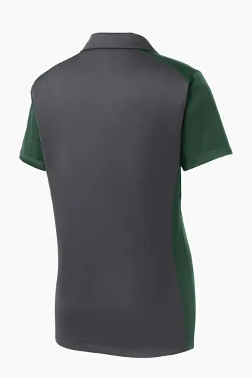 Sport-Tek Women's Colorblock Micropique Sport-Wick Polo — view 11