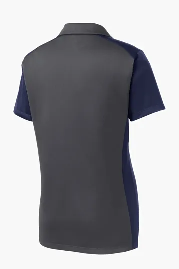 Sport-Tek Women's Colorblock Micropique Sport-Wick Polo — view 15