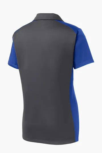 Sport-Tek Women's Colorblock Micropique Sport-Wick Polo — view 17