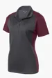 Sport-Tek Women's Colorblock Micropique Sport-Wick Polo — view 4