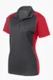 Sport-Tek Women's Colorblock Micropique Sport-Wick Polo — view 8