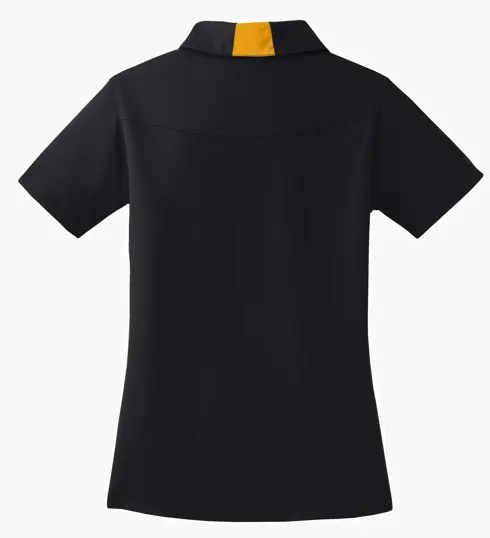 Sport-Tek Women's Side Blocked Micropique Sport-Wick Polo — view 7