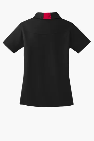 Sport-Tek Women's Side Blocked Micropique Sport-Wick Polo — view 10