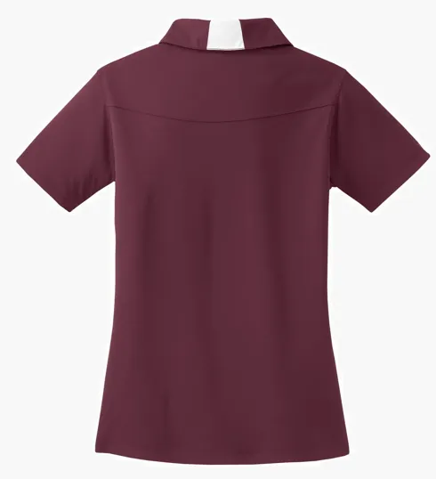 Sport-Tek Women's Side Blocked Micropique Sport-Wick Polo — view 21