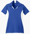 Sport-Tek Women's Side Blocked Micropique Sport-Wick Polo — view 18