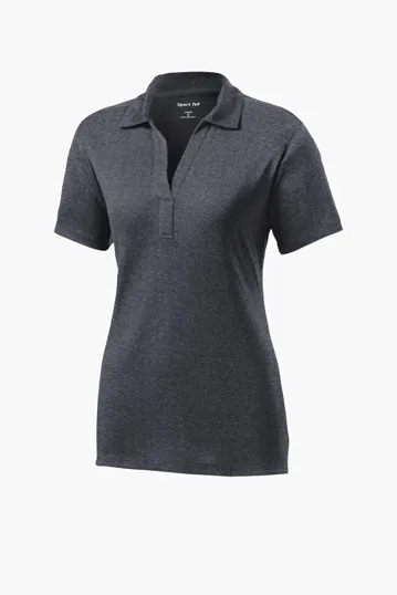 Sport-Tek Women's Heather Contender Polo — view 6
