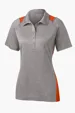 Sport-Tek Women's Heather Colorblock Contender Polo — view 4