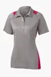 Sport-Tek Women's Heather Colorblock Contender Polo — view 7