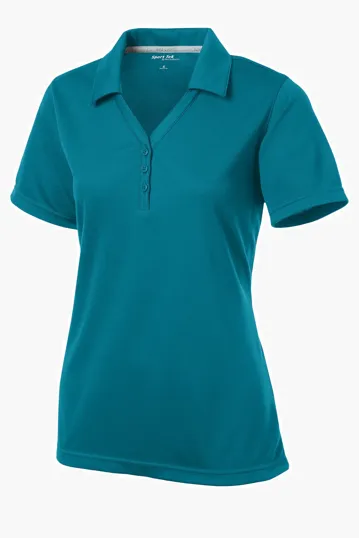 Sport-Tek Women's PosiCharge Micro-Mesh Polo — view 3