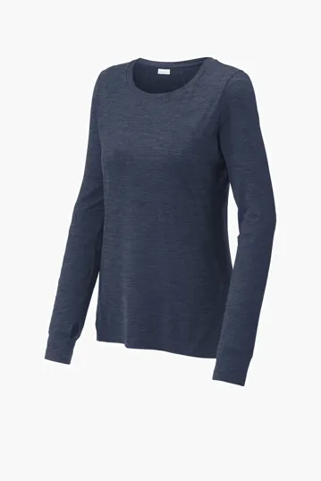 Sport-Tek Women's Exchange 1.5 Long Sleeve Crew — view 2