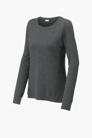 Sport-Tek Women's Exchange 1.5 Long Sleeve Crew — view 3