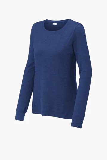 Sport-Tek Women's Exchange 1.5 Long Sleeve Crew — view 6