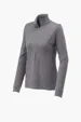 Sport-Tek Women's Exchange 1.5 Long Sleeve 1/2-Zip — view 4