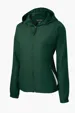 Sport-Tek Women's Colorblock Hooded Raglan Jacket — view 3