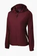 Sport-Tek Women's Colorblock Hooded Raglan Jacket — view 4