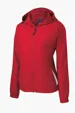 Sport-Tek Women's Colorblock Hooded Raglan Jacket — view 8