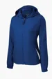 Sport-Tek Women's Colorblock Hooded Raglan Jacket — view 9