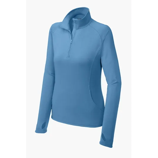 Sport-Tek Women's Sport-Wick Stretch 1/4-Zip Pullover — view 36