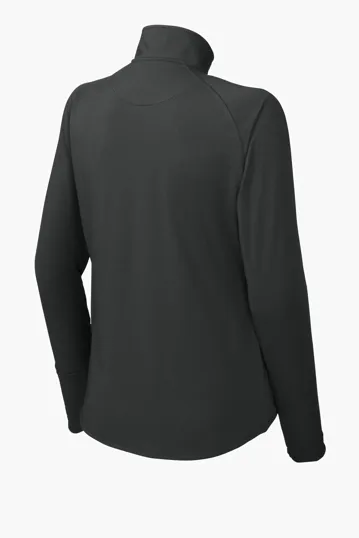 Sport-Tek Women's Sport-Wick Stretch 1/4-Zip Pullover — view 17