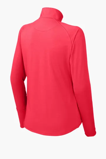 Sport-Tek Women's Sport-Wick Stretch 1/4-Zip Pullover — view 21