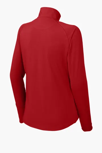 Sport-Tek Women's Sport-Wick Stretch 1/4-Zip Pullover — view 26