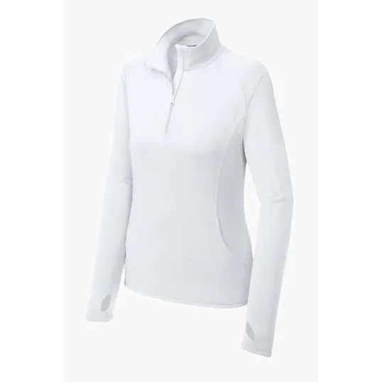 Sport-Tek Women's Sport-Wick Stretch 1/4-Zip Pullover — view 15