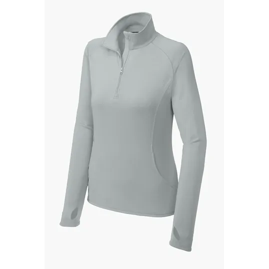 Sport-Tek Women's Sport-Wick Stretch 1/4-Zip Pullover — view 39