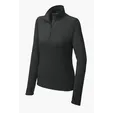 Sport-Tek Women's Sport-Wick Stretch 1/4-Zip Pullover — view 2