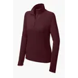 Sport-Tek Women's Sport-Wick Stretch 1/4-Zip Pullover — view 9