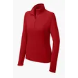 Sport-Tek Women's Sport-Wick Stretch 1/4-Zip Pullover — view 12