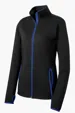 Sport-Tek Women's Sport-Wick Stretch Contrast Full-Zip Jacket — view 4