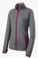 Sport-Tek Women's Sport-Wick Stretch Contrast Full-Zip Jacket — view 8