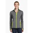 Sport-Tek Women's Sport-Wick Stretch Contrast Full-Zip Jacket