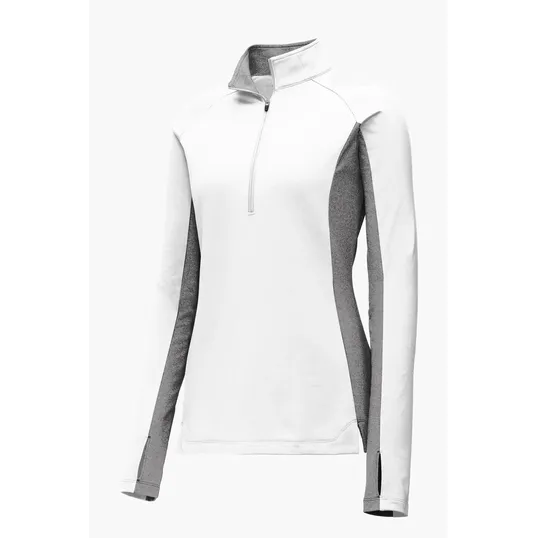 Sport-Tek Women's Sport-Wick Stretch Contrast 1/4-Zip Pullover — view 6