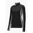 Sport-Tek Women's Sport-Wick Stretch Contrast 1/4-Zip Pullover — view 2