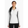 Sport-Tek Women's Sport-Wick Stretch Contrast 1/4-Zip Pullover