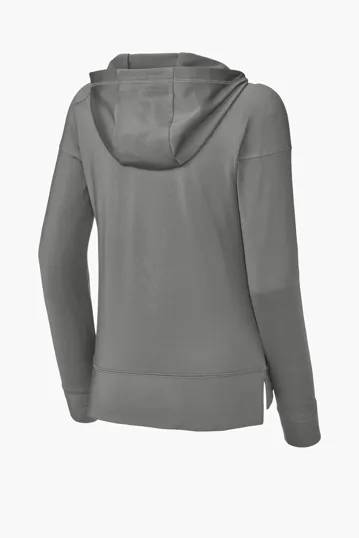 Sport-Tek Women's Sport-Wick Stretch 1/2-Zip Hoodie — view 8