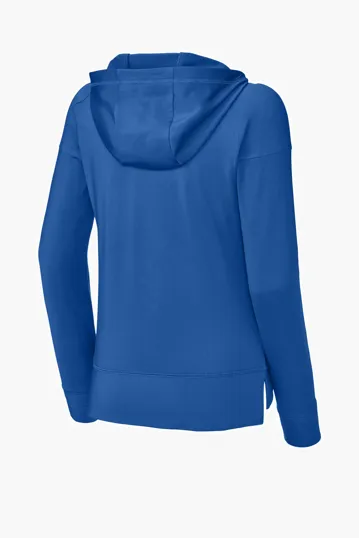 Sport-Tek Women's Sport-Wick Stretch 1/2-Zip Hoodie — view 11