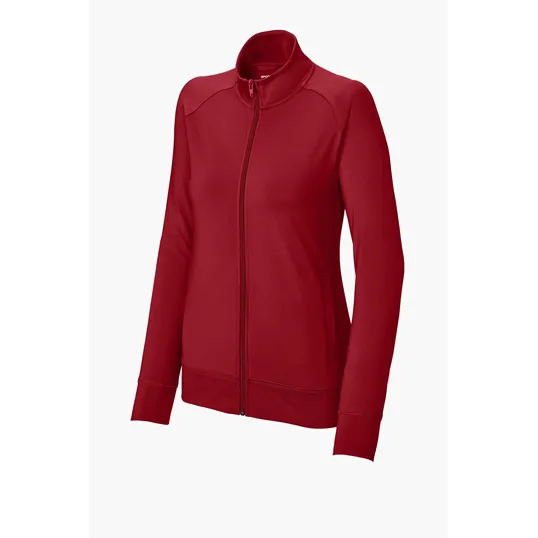 Sport-Tek Women's Sport-Wick Stretch Full-Zip Cadet Jacket — view 11