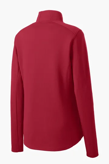 Sport-Tek Women's Sport-Wick Textured 1/4-Zip Pullover — view 10