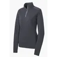 Sport-Tek Women's Sport-Wick Textured 1/4-Zip Pullover — view 4