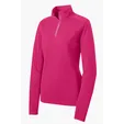 Sport-Tek Women's Sport-Wick Textured 1/4-Zip Pullover — view 5