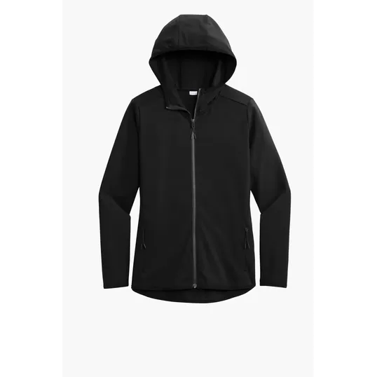 Sport-Tek Women's Circuit Hooded Full-Zip — view 2