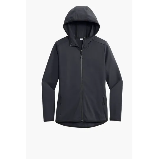 Sport-Tek Women's Circuit Hooded Full-Zip — view 3