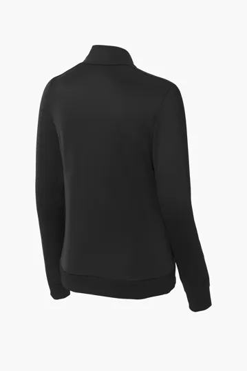 Sport-Tek Women's Tricot Sleeve Stripe Track Jacket — view 6