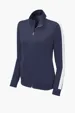 Sport-Tek Women's Tricot Sleeve Stripe Track Jacket — view 4