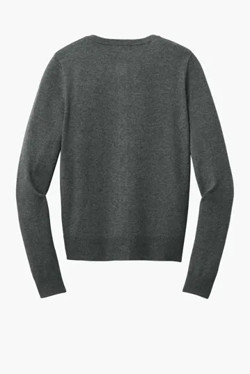Port Authority Women's Easy Care Crewneck Cardigan Sweater — view 5